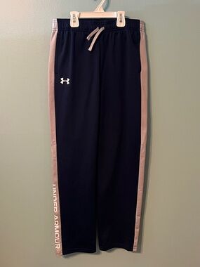 Under Armour Navy and Gray Boys Brawler 2.0 Pants